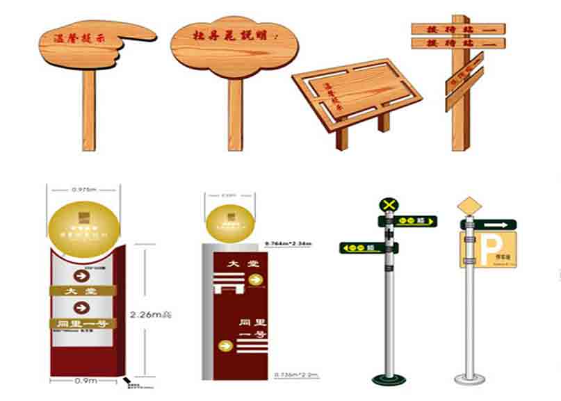 户外立式标牌路牌