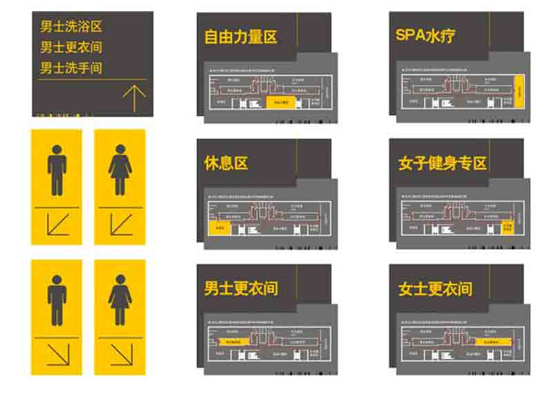 商业空间标识标牌环境指示系统